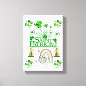 Stretched Canvas print St. Patrick's Day (Voorkant)