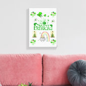 Stretched Canvas print St. Patrick's Day (Insitu (Woonkamer))