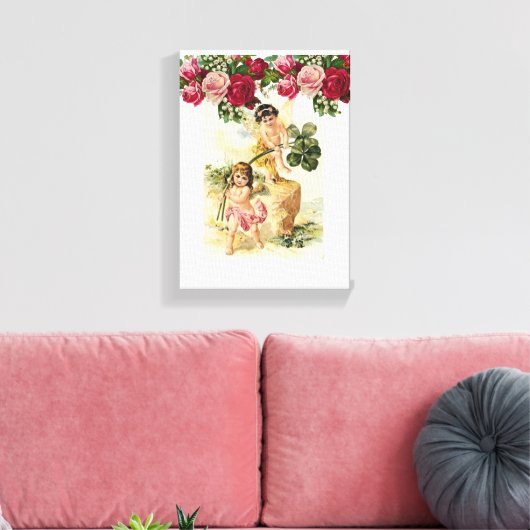 Stretched Canvas print St. Patrick's Day (Insitu (Woonkamer))