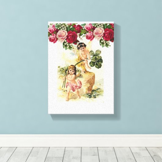 Stretched Canvas print St. Patrick's Day (Insitu (Houten vloer))