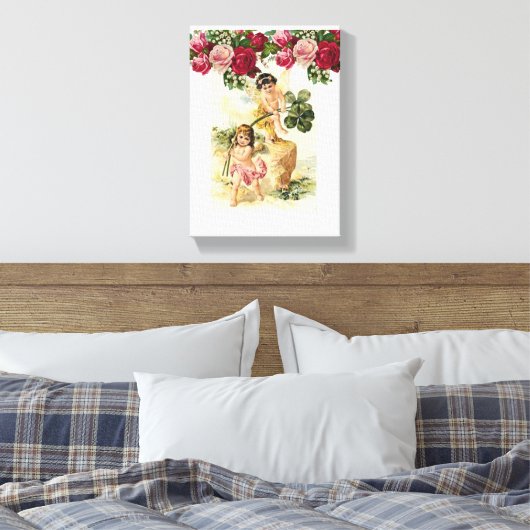 Stretched Canvas print St. Patrick's Day (Insitu (Slaapkamer))