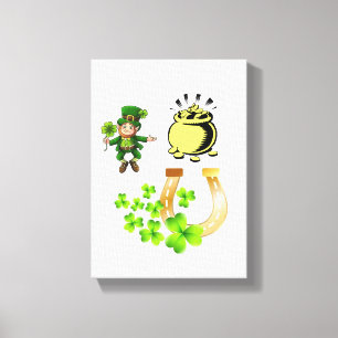 Stretched Canvas print St. Patrick's Day