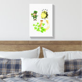 Stretched Canvas print St. Patrick's Day (Insitu (Slaapkamer))