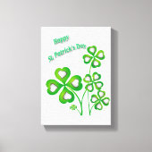 Stretched Canvas print St. Patrick's Day (Voorkant)
