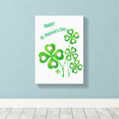 Stretched Canvas print St. Patrick's Day (Insitu (Houten vloer))
