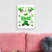 Stretched Canvas print St. Patrick's Day (Insitu (Woonkamer))