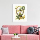 Stretched Canvas print St. Patrick's Day (Insitu (Woonkamer))