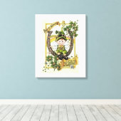 Stretched Canvas print St. Patrick's Day (Insitu (Houten vloer))