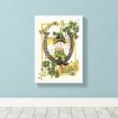 Stretched Canvas print St. Patrick's Day (Insitu (Houten vloer))