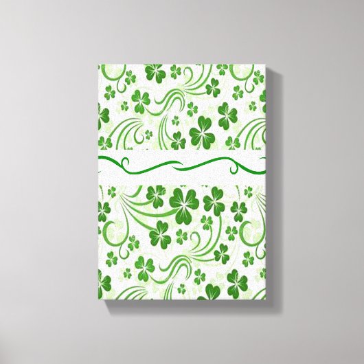 Stretched Canvas print St. Patrick's Day (Voorkant)