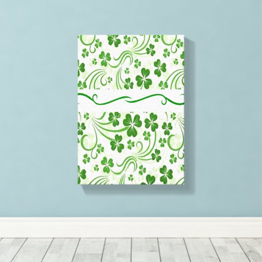 Stretched Canvas print St. Patrick's Day (Insitu (Houten vloer))