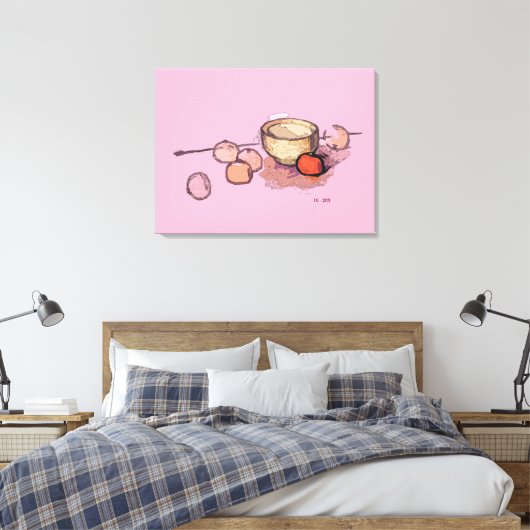 Stretched Canvas print 'STL #1' (Insitu (Slaapkamer))