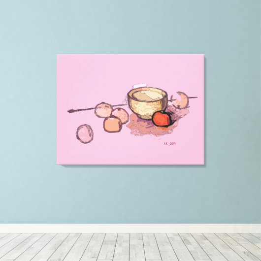 Stretched Canvas print 'STL #1' (Insitu (Houten vloer))