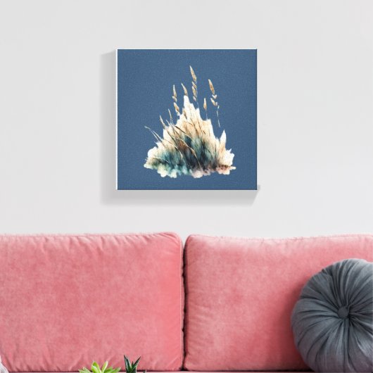 Stretched Canvas Print - Struiken (Insitu (Woonkamer))
