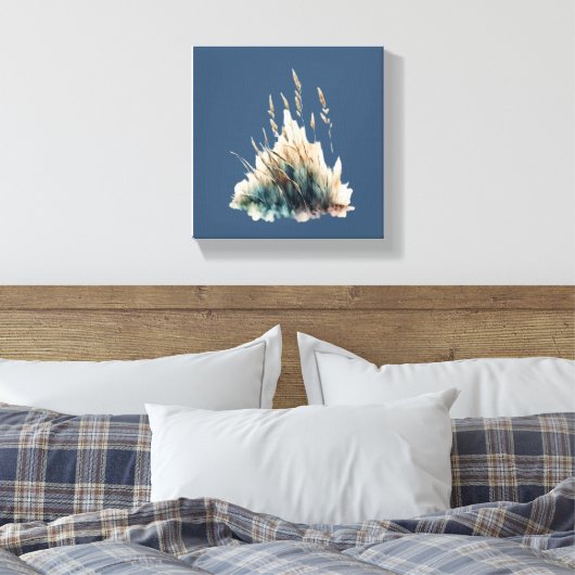 Stretched Canvas Print - Struiken (Insitu (Slaapkamer))