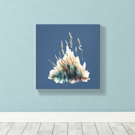 Stretched Canvas Print - Struiken (Insitu (Houten vloer))