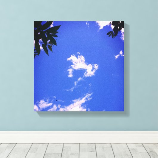 Stretched Canvas Print. Uit in de Natuur (Insitu (Houten vloer))