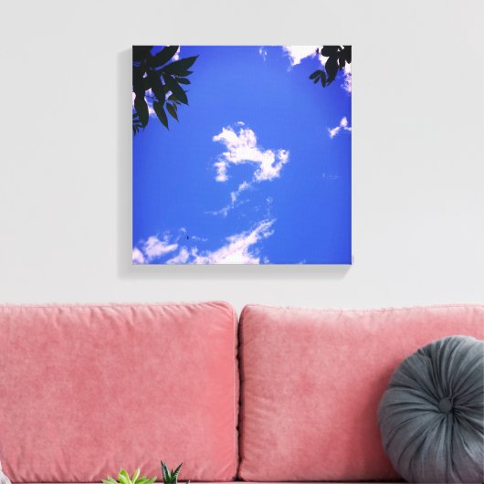Stretched Canvas Print. Uit in de Natuur (Insitu (Woonkamer))