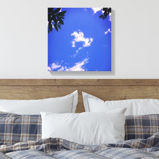 Stretched Canvas Print. Uit in de Natuur (Insitu (Slaapkamer))