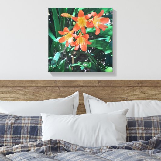 Stretched Canvas Print. Uit in de Natuur Afdruk (Insitu (Slaapkamer))