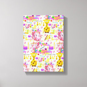 Stretched Canvas print Wild One
