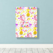 Stretched Canvas print Wild One (Insitu (Houten vloer))