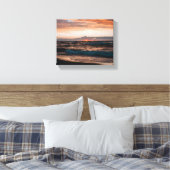 Stretched canvas with beach waves image afdruk (Insitu (Slaapkamer))