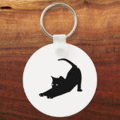Stretching Cat Sleutelhanger (Voorkant)