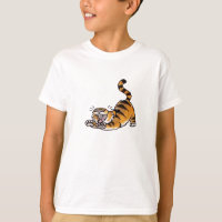 Stretching Tiger Kinder T-shirt