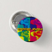 STRETFORD SPARKLE - BADGE RONDE BUTTON 3,2 CM (Voorkant /achterkant)