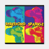 STRETFORD SPARKLE - KOELKASTMAGNEET MAGNEET (Voorkant)