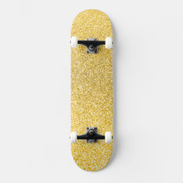 Strets van goud, goudglitterskateboard persoonlijk skateboard