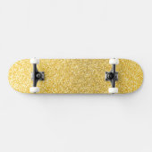Strets van goud, goudglitterskateboard persoonlijk skateboard (Horizontaal)