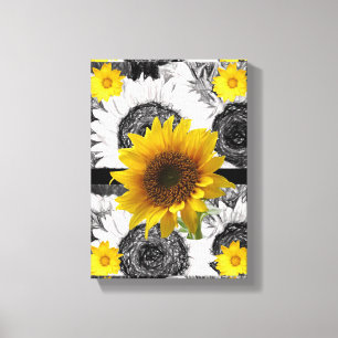 Strette Canvas Print Moederdag Sunflower