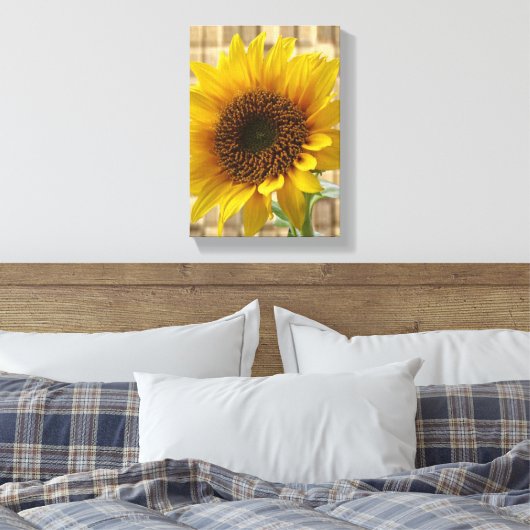Strette Canvas Print Moederdag Sunflower (Insitu (Slaapkamer))