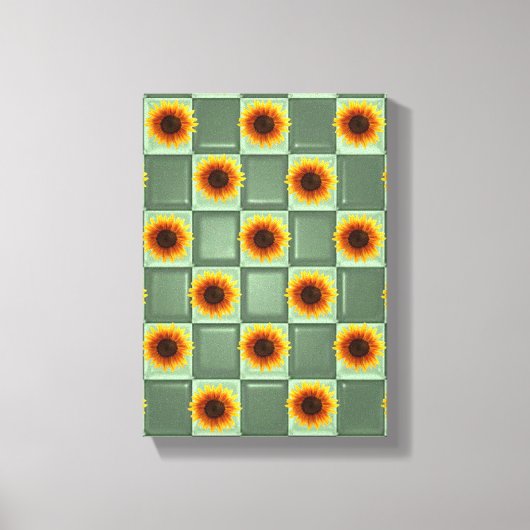 Strette Canvas Print Moederdag Sunflower (Voorkant)