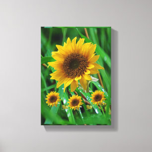 Strette Canvas Print Moederdag Sunflower