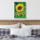 Strette Canvas Print Moederdag Sunflower (Insitu (Slaapkamer))