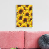Strette Canvas Print Moederdag Sunflower (Insitu (Woonkamer))