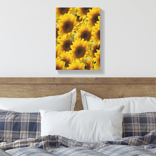 Strette Canvas Print Moederdag Sunflower (Insitu (Slaapkamer))