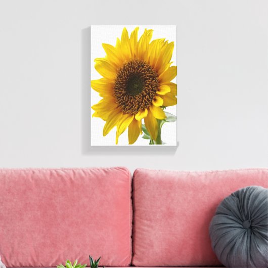 Strette Canvas Print Moederdag Sunflower (Insitu (Woonkamer))