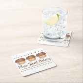 Streusel Crumb Muffin Baked Goods Bake Shop Kartonnen Onderzetters (Insitu)