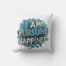 streven naar geluk kussen