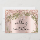 Streven Vonk Wedding Bridal Roos Florals Mint Kaart (Voorkant)