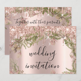 Streven Vonk Wedding Bridal Roos Florals Mint Kaart