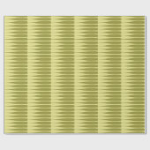 Striation Avocado Green Stripe Wrapping Paper Cadeaupapier (Vlak)
