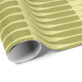 Striation Avocado Green Stripe Wrapping Paper Cadeaupapier (Rol Hoek)