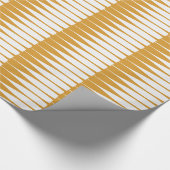Striation Gold Stripe Wrapping Paper Cadeaupapier (Hoek)