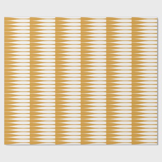 Striation Gold Stripe Wrapping Paper Cadeaupapier (Vlak)