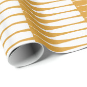 Striation Gold Stripe Wrapping Paper Cadeaupapier (Rol Hoek)